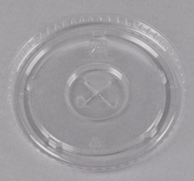 LID CLEAR STRAW SLOT UNIVERSAL FIT 16-24